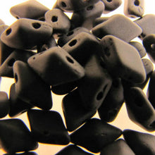 Load image into Gallery viewer, Czech DiamonDuos 5x8mm Jet Matte Qty:5g