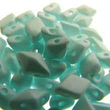 Load image into Gallery viewer, Czech DiamonDuos 5x8mm Aqua Glow in the Dark Qty:5g