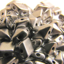 Load image into Gallery viewer, Czech DiamonDuos 5x8mm Matte Silver Qty:5g