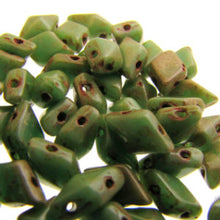 Load image into Gallery viewer, Czech DiamonDuos 5x8mm Turquoise Picasso Qty:5g