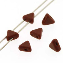 Load image into Gallery viewer, Czech Khéops Beads 6mm Opaque Chocolate Qty:10g *D*