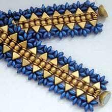 Load image into Gallery viewer, Czech Khéops Beads 6mm Tweedy Blue Qty:10g
