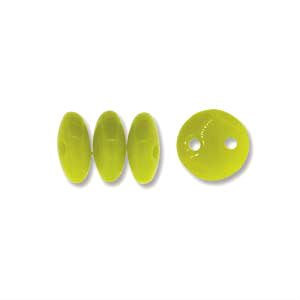Czech Lentil Beads 6mm Chartreuse Qty:50