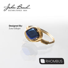 Load image into Gallery viewer, Czech Rhombus Beads 10x8mm Chalk White Cream Luster Qty:20