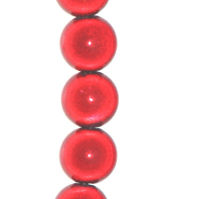 Miracle Beads Rounds 6mm Red *D* Qty:40