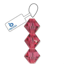 Load image into Gallery viewer, Preciosa 3mm Bicones Rose Qty:42