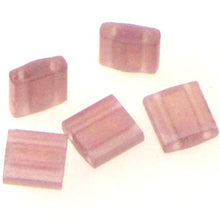Load image into Gallery viewer, Miyuki Tila Beads 5mm 0142FR Smokey Amy Matte AB Qty:10g Tube