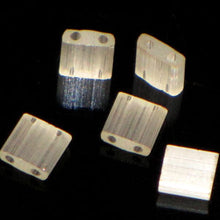 Load image into Gallery viewer, Miyuki Tila Beads 5mm 2592 Satin Ivory Mist Qty:10g Tube