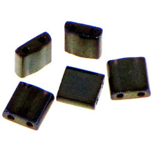Load image into Gallery viewer, Miyuki Tila Beads 5mm 0458 Brown Iris Qty:10g Tube