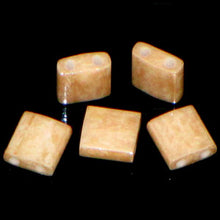 Load image into Gallery viewer, Miyuki Tila Beads 5mm 0593 Light Caramel Ceylon Qty:10g Tube