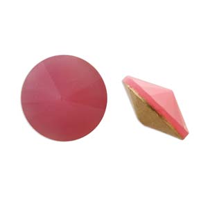 Matubo Rivoli 12mm Pink Opal Qty: 1