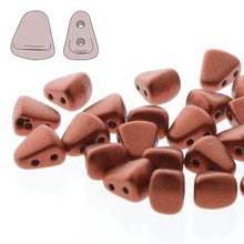 Load image into Gallery viewer, Czech Nib-Bit Beads 5x6mm Bronze Fire Red Qty:10 grams