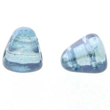 Load image into Gallery viewer, Czech Nib-Bit Beads 5x6mm Crystal Blue Luster Qty:10 grams
