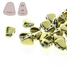 Load image into Gallery viewer, Czech Nib-Bit Beads 5x6mm Full Amber Qty:10 grams