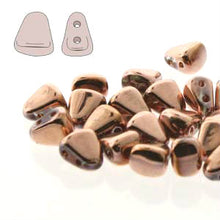 Load image into Gallery viewer, Czech Nib-Bit Beads 5x6mm Full Capri Gold Qty:10 grams