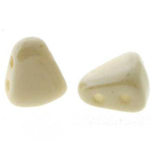 Load image into Gallery viewer, Czech Nib-Bit Beads 5x6mm Chalk Beige Qty:10 grams