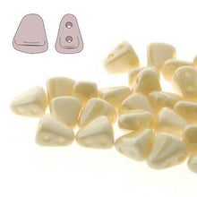 Load image into Gallery viewer, Czech Nib-Bit Beads 5x6mm Chalk Beige Qty:10 grams