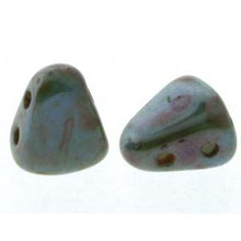 Load image into Gallery viewer, Czech Nib-Bit Beads 5x6mm Chalk Lazure Blue Qty:10 grams