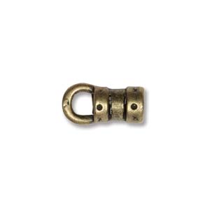 Antique Brass End Caps 5x10mm Qty:2
