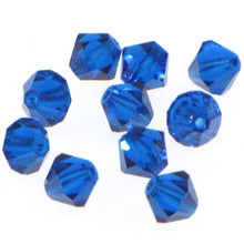 Load image into Gallery viewer, Preciosa 6mm Bicones Capri Blue Qty:21