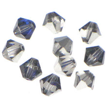 Load image into Gallery viewer, Preciosa 4mm Bicones Crystal Heliotrope Qty:31 strung