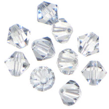 Load image into Gallery viewer, Preciosa 6mm Bicones Crystal Lagoon Qty:21