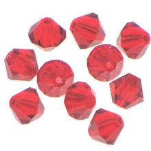 Load image into Gallery viewer, Preciosa 6mm Bicones Light Siam Qty:21