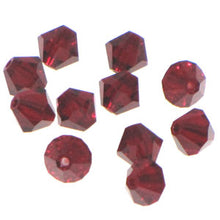 Load image into Gallery viewer, Preciosa 6mm Bicones Siam Qty:21