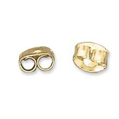 Gold Plated Economy Earring Backings Qty:50