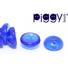 Load image into Gallery viewer, Czech Piggy Beads 4x8mm Sapphire Qty:50 strung *D*