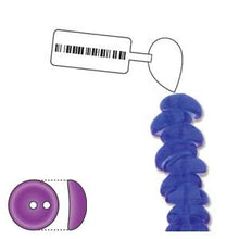 Load image into Gallery viewer, Czech Piggy Beads 4x8mm Sapphire Qty:50 strung *D*