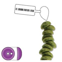 Load image into Gallery viewer, Czech Piggy Beads 4x8mm Opaque Green Hematite Qty:50 strung