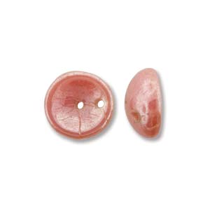 Czech Piggy Beads 4x8mm Opaque Pink Hematite Qty:50 strung