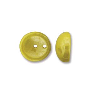 Czech Piggy Beads 4x8mm Opaque Yellow Hematite Qty:50 strung