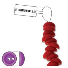 Load image into Gallery viewer, Czech Piggy Beads 4x8mm Opaque Red Qty:50 strung *D*