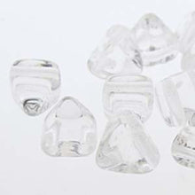 Load image into Gallery viewer, Czech Pyramid Beads 6mm Crystal  Qty: 25 Strung
