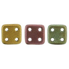 Load image into Gallery viewer, Czech QuadraTiles 6mm Matte Metallic Bronze Iris Qty:10 grams