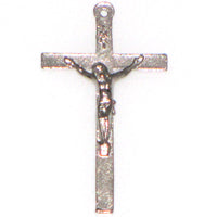 Crucifix Simple 23X38mm Antique Silver Finish Qty:1