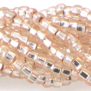 Czech Seedbeads 6/0 Champagne Silver Lined Qty:Approx. 65g