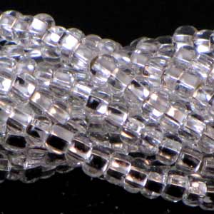 Czech Seedbeads 6/0 Crystal Silver Lined Qty:Approx. 66g