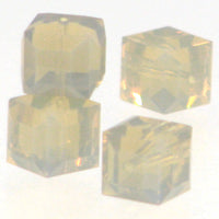Swarovski Cubes 8mm #5601 Light Grey Opal Qty:3