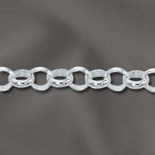 Load image into Gallery viewer, Silver Filled (.925/10) Chain Rolo 4mm Qty:1 ft