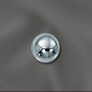 Silver Filled (.925/10) Beads Smooth Seamless Rounds 6mm 1.9mm Hole Qty:10
