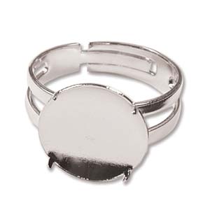 Shower Part Disc Ring 14mm Silver Plate Qty:2