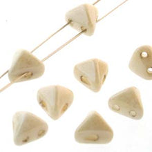 Load image into Gallery viewer, Czech Super Khéops 6mm Opaque Beige Ceramic Qty: 10g *D*