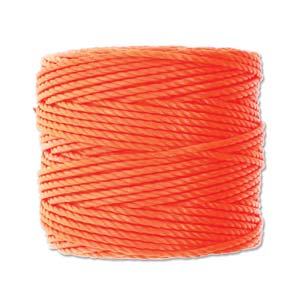 S-Lon Heavy Macramé Cord (Tex 400) Neon Orange