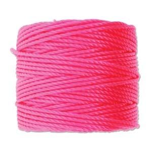 S-Lon Heavy Macramé Cord (Tex 400) Neon Pink