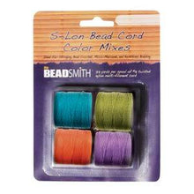 Load image into Gallery viewer, S-Lon Bead Cord (Tex 210) &#39;Brights Mix&#39;
