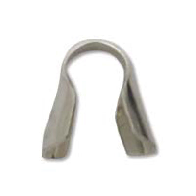 Sterling Silver Clamping End Cap 3 mm ID Qty:2