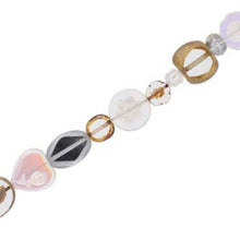 Load image into Gallery viewer, Czech Table Cut Mix Crystal Qty: 6 inch strand